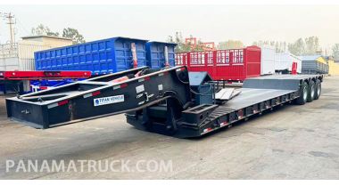 3 Axle Detachable Gooseneck Trailer will be Sent to Panama Manzanillo