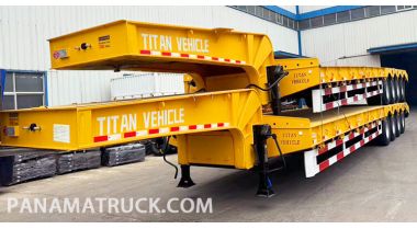 4 Axle 100 ton Lowbed Trailer will be Sent to Manzanillo Panama