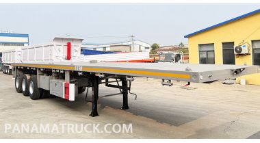 3 Axle Flatbed Truck Trailer will be Sent to Panama