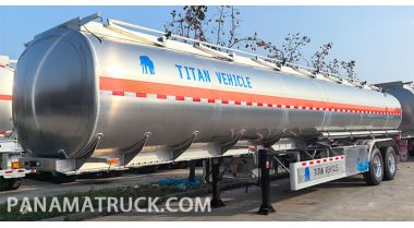2 Axle Aluminum Tanker Trailer will be Sent to Panama