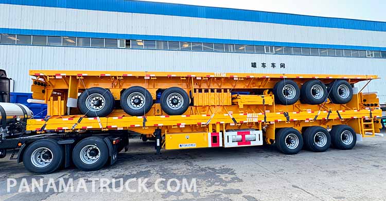 3 Axle Flatbed Trailer for Sale in Panama