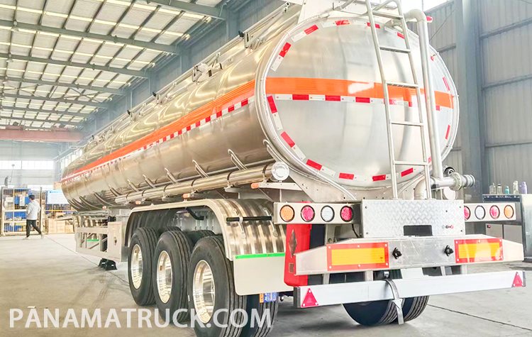 3 Axle Aluminum Tanker Trailer for Sale in Panama