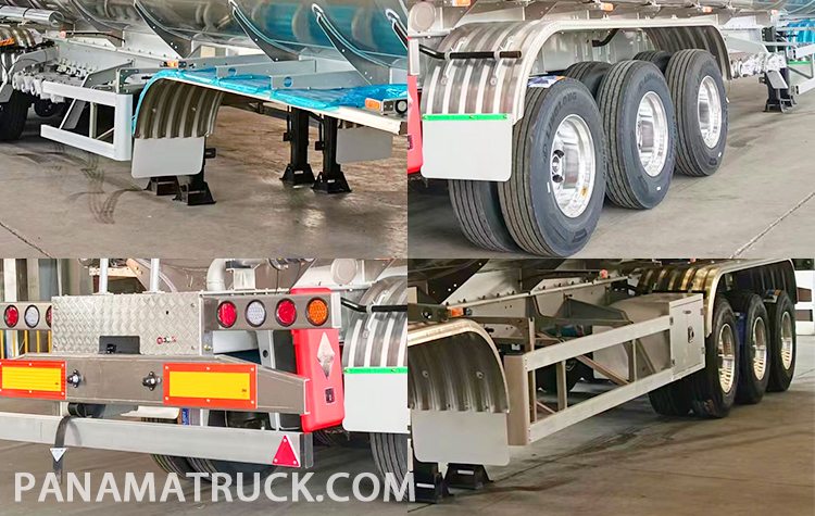 3 Axle Aluminum Tanker Trailer for Sale in Panama