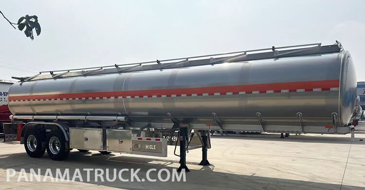 2 Axle Aluminum Tanker Trailer for Sale in Panama