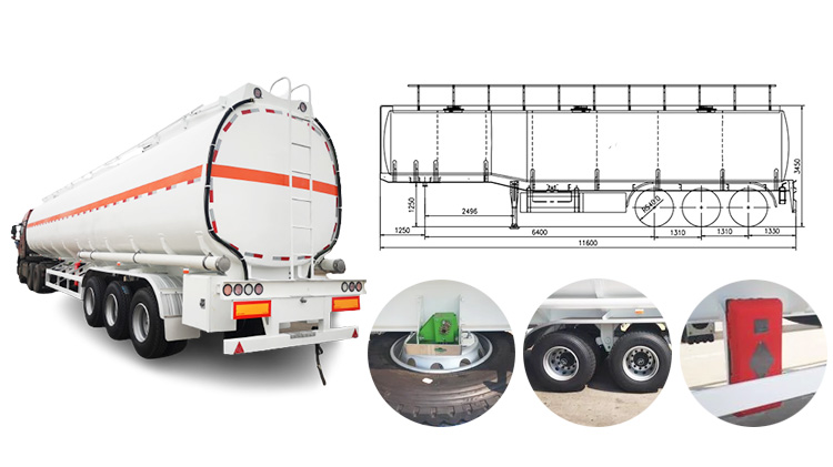 Fuel Tanker Trailer for Sale in Panama