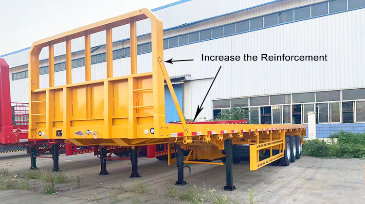 3 Axle Platform Trailer - Flat Top Semi Trailer for Sale in Panama