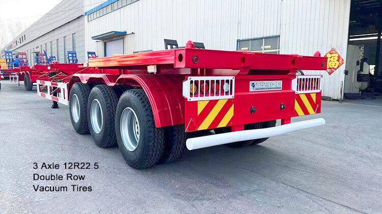 3 Axle 40 Foot Container Chassis for Sale in Panama