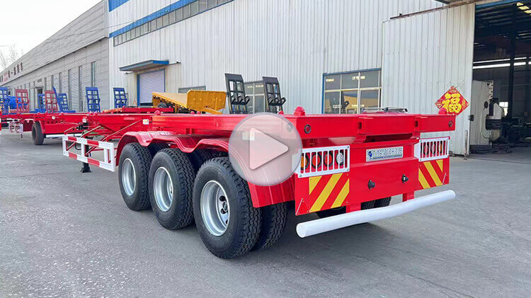 3 Axle 40 Foot Container Chassis for Sale in Panama