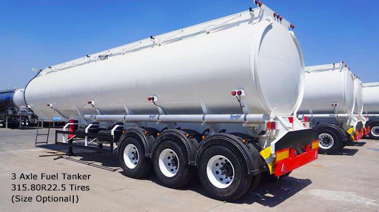 40000 Liters Petrol Tanker Trailer for Sale in Panama