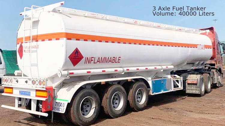 40000L Fuel Tanker Trailer for Sale in Panama