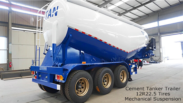 35 Cbm Bulk Cement Tanker | Cement Tank Trailer for Sale in Panama