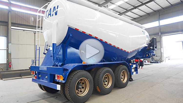 35 Cbm Bulk Cement Tanker | Cement Tank Trailer for Sale in Panama