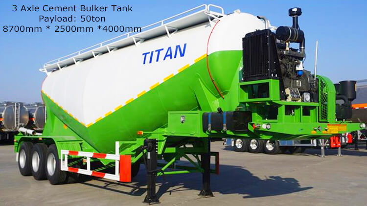 50ton Cement Bulker Truck Transporter for Sale in Panama