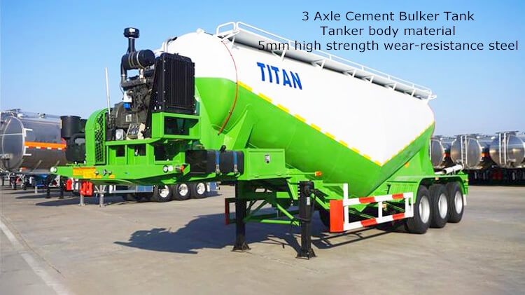 50ton Cement Bulker Truck Transporter for Sale in Panama