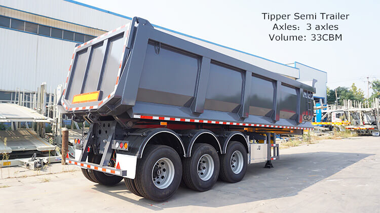 33cbm Dump Truck Trailer - Rear Dump Trailer for Sale in Panama