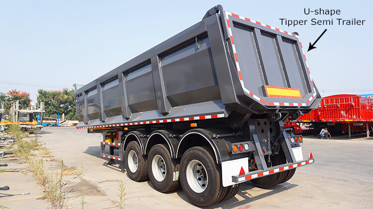 33cbm Dump Truck Trailer - Rear Dump Trailer for Sale in Panama