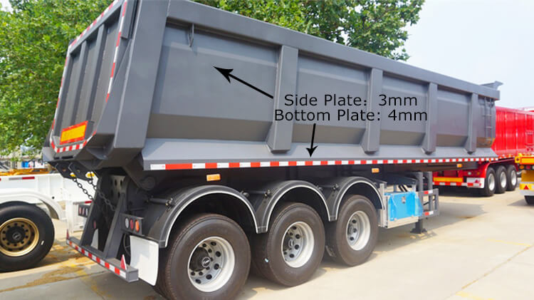 33cbm Dump Truck Trailer - Rear Dump Trailer for Sale in Panama