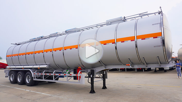 50000 Liters Diesel Tanker | Stainless Steel Tanker Trailer for Sale in Panama