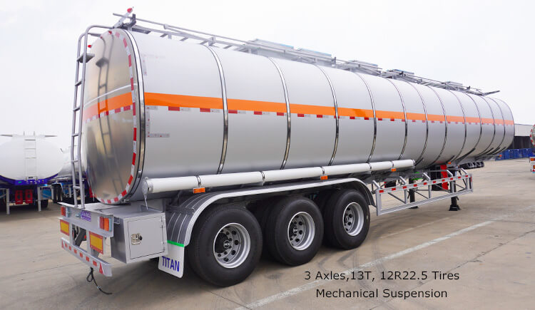 50000 Liters Diesel Tanker | Stainless Steel Tanker Trailer for Sale in Panama