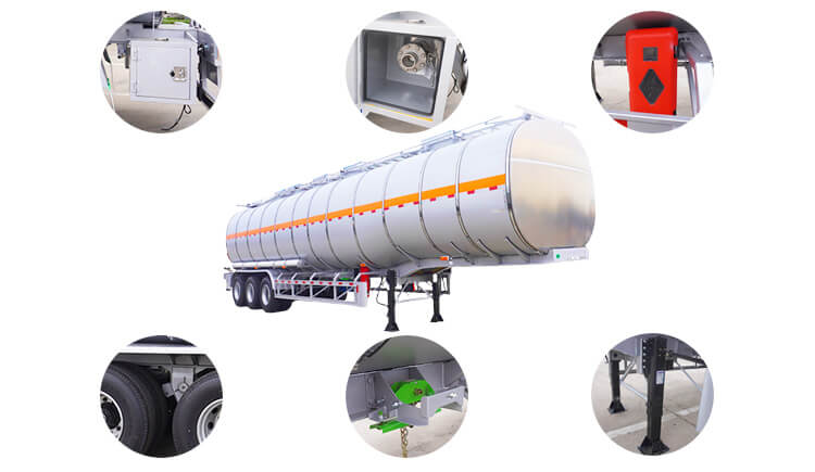 50000 Liters Diesel Tanker | Stainless Steel Tanker Trailer for Sale in Panama