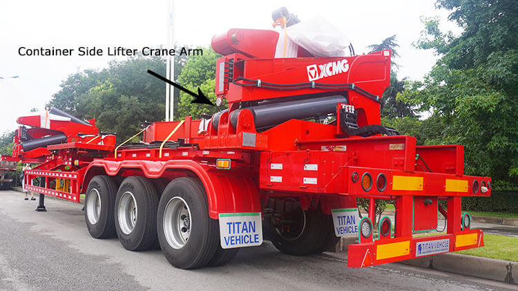 40 Ft Container Side Lifter Truck Trailer for Sale in Panama