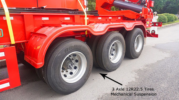 40 Ft Container Side Lifter Truck Trailer for Sale in Panama