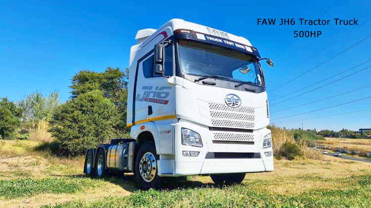 China Truck Faw Jh6 6x4 500hp Tractor Truck for Sale in Panama