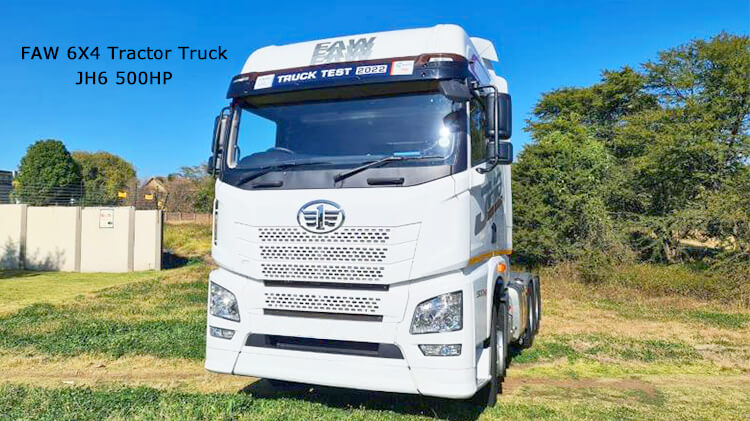 China Truck Faw Jh6 6x4 500hp Tractor Truck for Sale in Panama