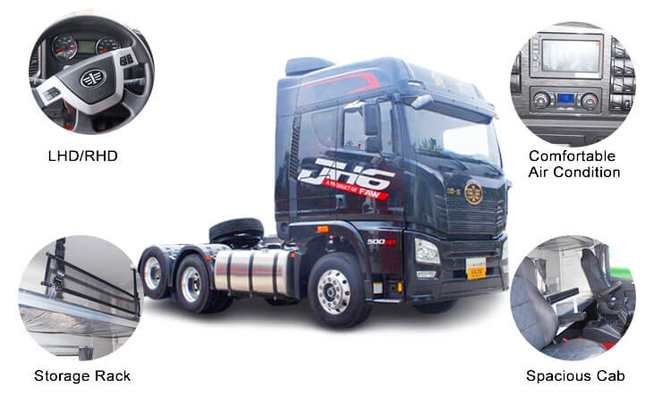 Faw Jiefang JH6 500hp 6x4 Prime Movers for Sale in Panama