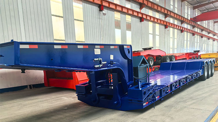 3 Axle 80 Ton Lowboy Semi Trailer for Sale Near Me in Panama