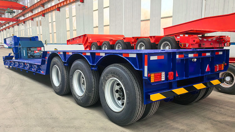 3 Axle 80 Ton Lowboy Semi Trailer for Sale Near Me in Panama
