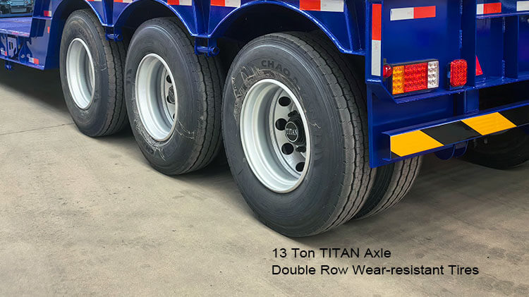 3 Axle 80 Ton Lowboy Semi Trailer for Sale Near Me in Panama