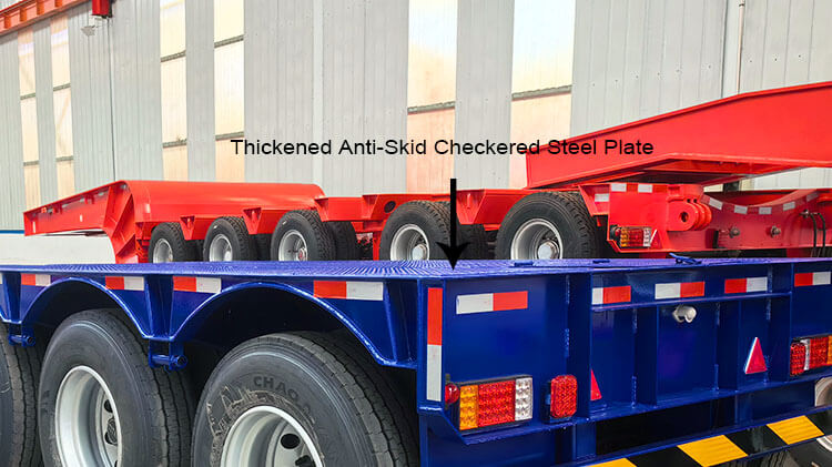 3 Axle 80 Ton Lowboy Semi Trailer for Sale Near Me in Panama