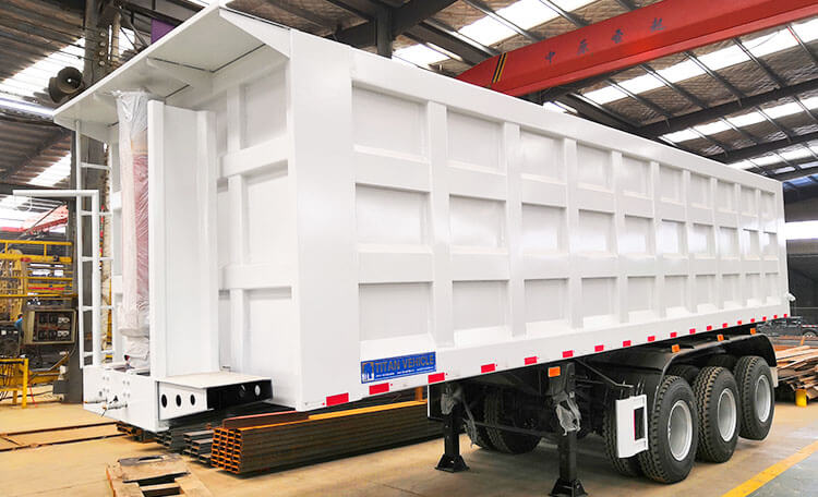 3 Axle Tractor Tipper Trailer - Tip Trailer for Sale Price in Panama