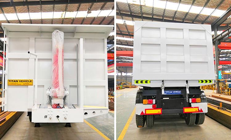 3 Axle Tractor Tipper Trailer - Tip Trailer for Sale Price in Panama