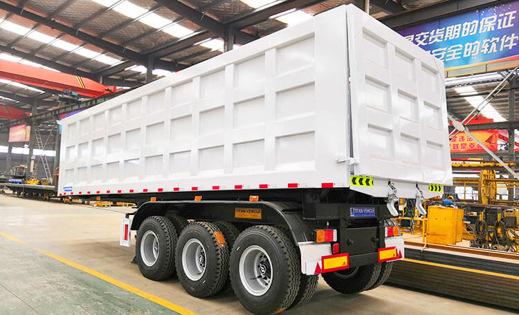 3 Axle Tractor Tipper Trailer - Tip Trailer for Sale Price in Panama