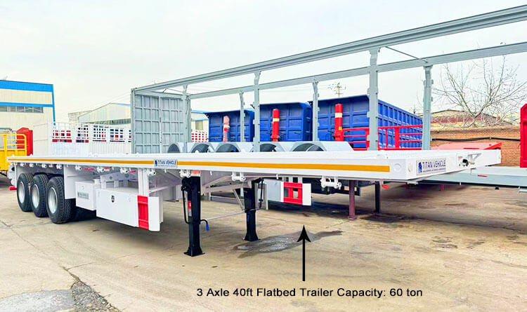 40 Foot Flatbed Trailer | Flatbed Semi Trailer for Sale in Panama