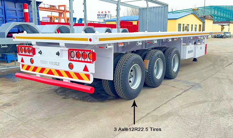 40 Foot Flatbed Trailer | Flatbed Semi Trailer for Sale in Panama