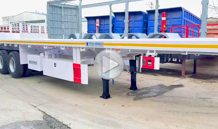 40 Foot Flatbed Trailer | Flatbed Semi Trailer for Sale in Panama