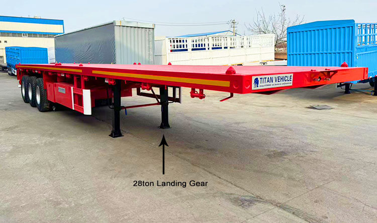 40 Feet Flatbed Trailer Truck | Flatbed Truck Trailer for Sale in Panama