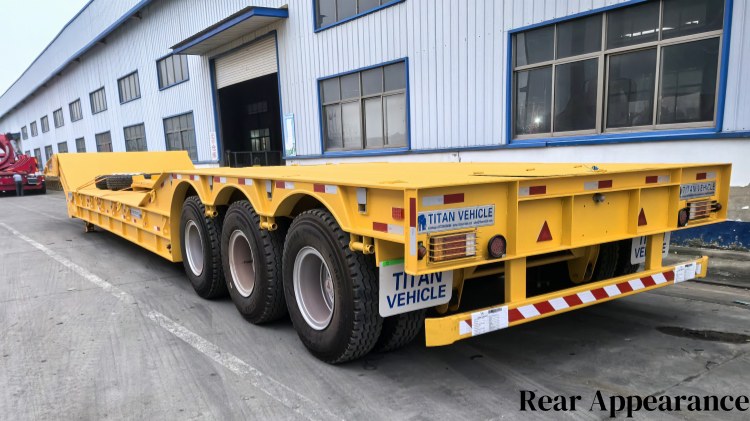 100 Tons Folding Gooseneck Trailer for Sale in Panama