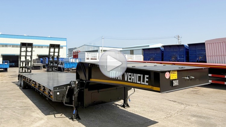 4 Axle Lowbed Semi Trailer for Sale in Panama