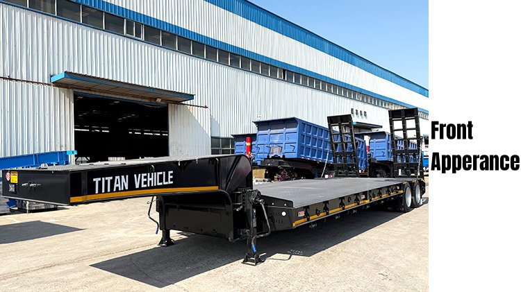 4 Axle Lowbed Semi Trailer for Sale in Panama