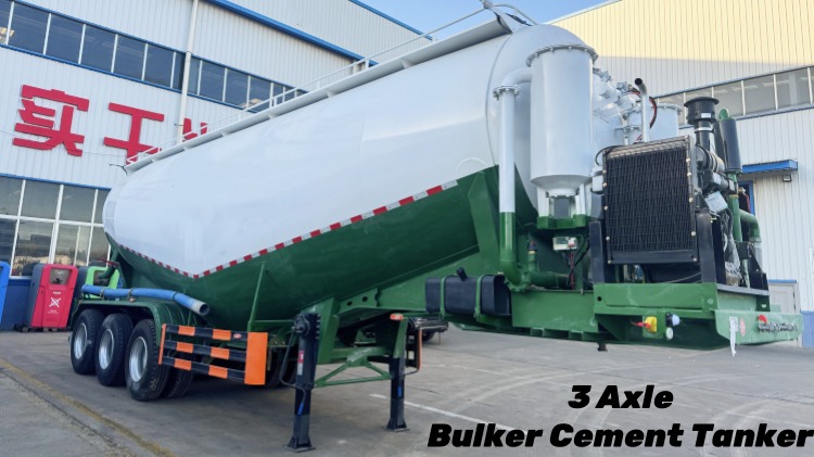 45 CBM Dry Bulk Tank Trailer in Panama