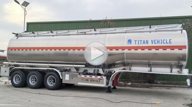 3 Axle Aluminum Fuel Tanker Trailer Price in Panama