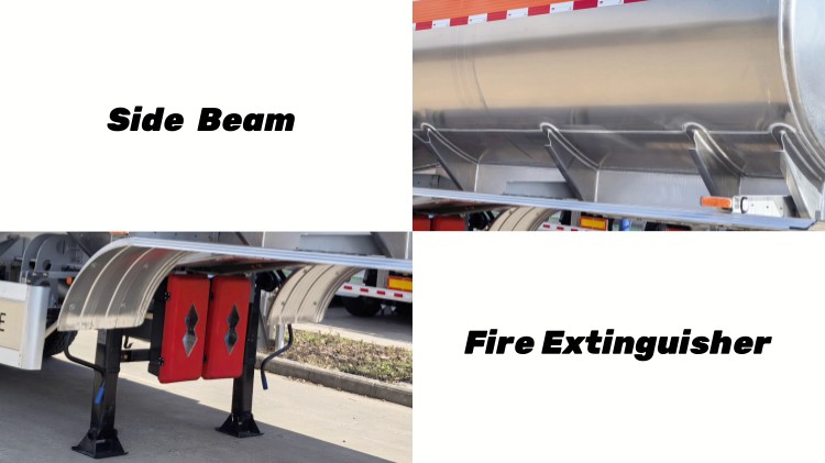 3 Axle Aluminum Fuel Tanker Trailer Price in Panama