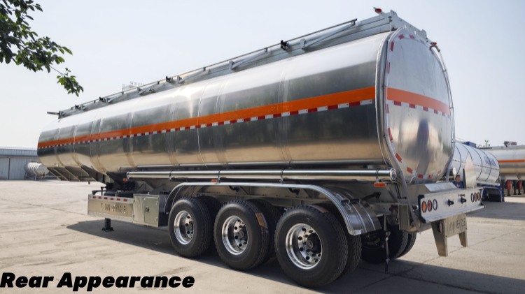 45 CBM Aluminum Tanker Trailer for Sale in Panama