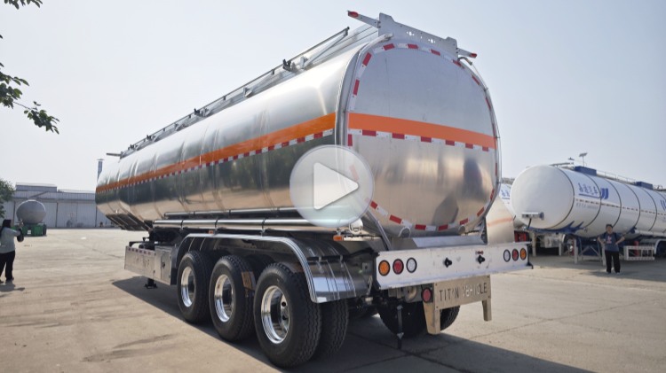 45 CBM Aluminum Tanker Trailer for Sale in Panama