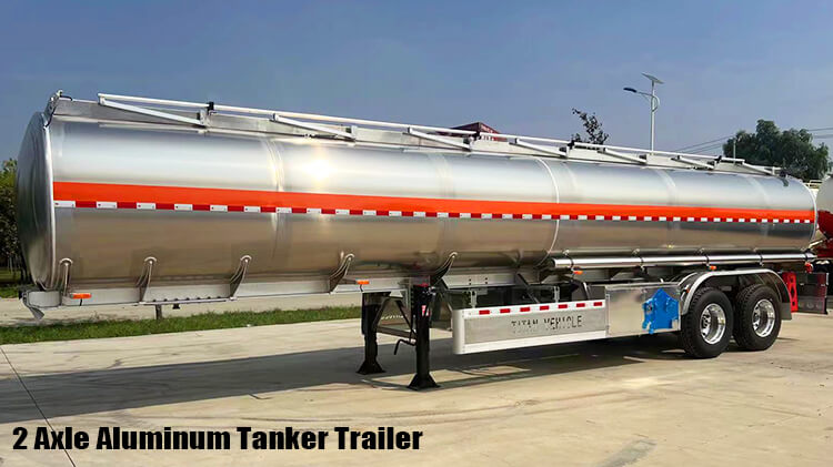 2 Axle Aluminum Tanker Trailer for Sale in Panama