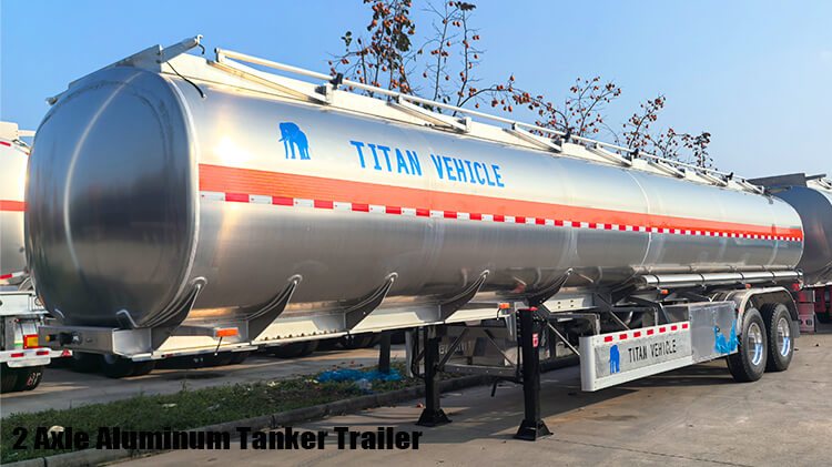 2 Axle Aluminum Tanker Trailer for Sale in Panama